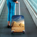 Pyramid Sunset Print Luggage Cover