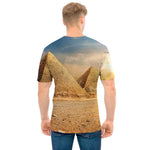Pyramid Sunset Print Men's T-Shirt