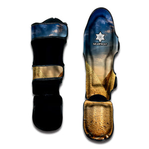 Pyramid Sunset Print Muay Thai Shin Guard