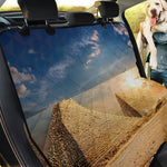 Pyramid Sunset Print Pet Car Back Seat Cover