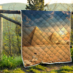 Pyramid Sunset Print Quilt