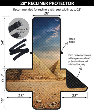 Pyramid Sunset Print Recliner Protector