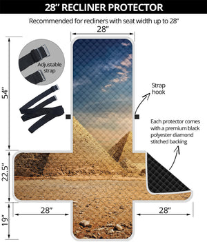 Pyramid Sunset Print Recliner Protector