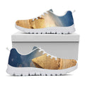 Pyramid Sunset Print White Running Shoes