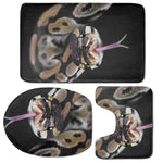 Python Snake Print 3 Piece Bath Mat Set