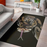 Python Snake Print Area Rug
