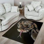 Python Snake Print Area Rug
