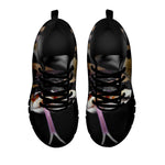 Python Snake Print Black Sneakers