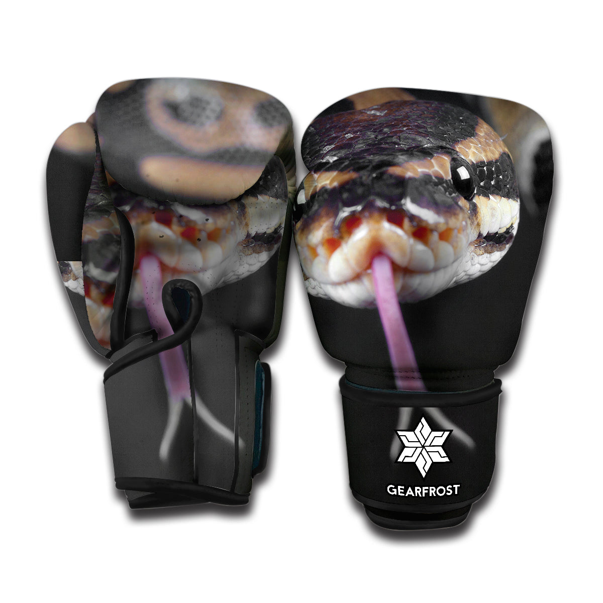 Python Snake Print Boxing Gloves