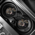 Python Snake Print Car Coasters
