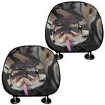 Python Snake Print Car Headrest Covers