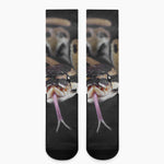 Python Snake Print Crew Socks