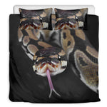 Python Snake Print Duvet Cover Bedding Set
