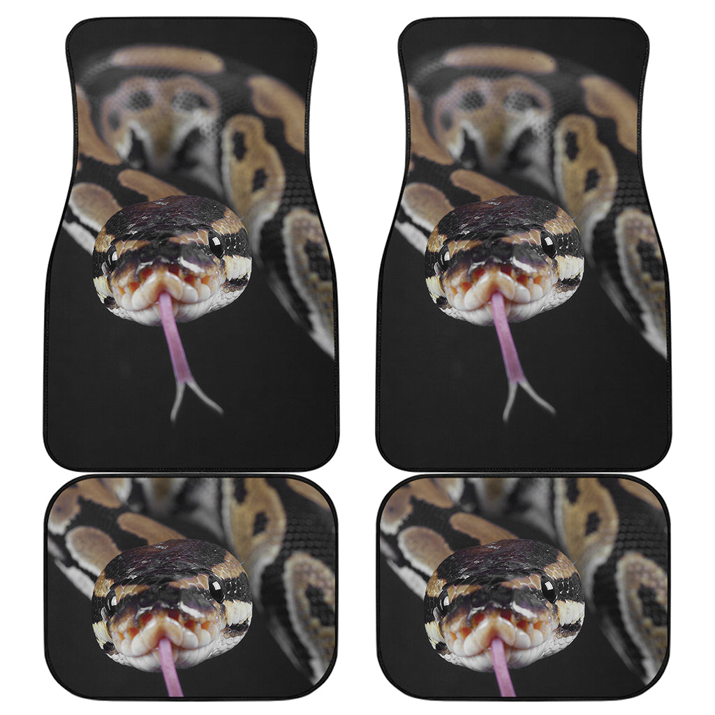 Python Snake Print Front and Back Car Floor Mats