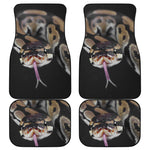Python Snake Print Front and Back Car Floor Mats