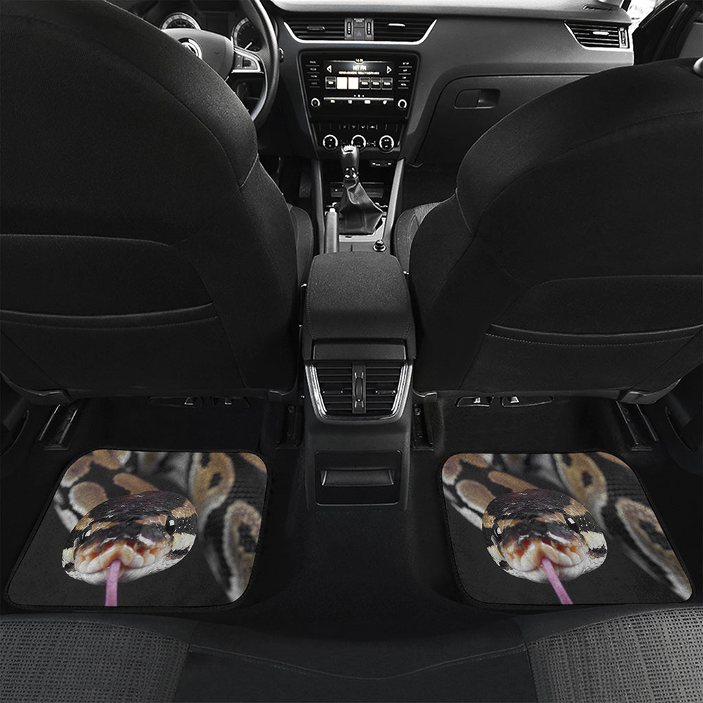 Python Snake Print Front and Back Car Floor Mats