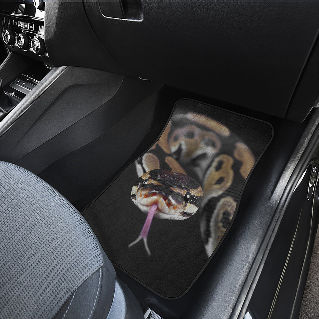 Python Snake Print Front and Back Car Floor Mats