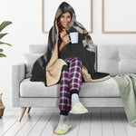 Python Snake Print Hooded Blanket