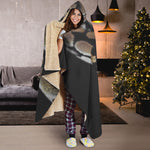 Python Snake Print Hooded Blanket