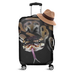 Python Snake Print Luggage Cover