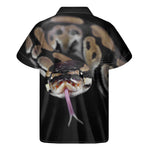 Python Snake Print Men's Short Sleeve Shirt