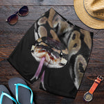 Python Snake Print Men's Shorts