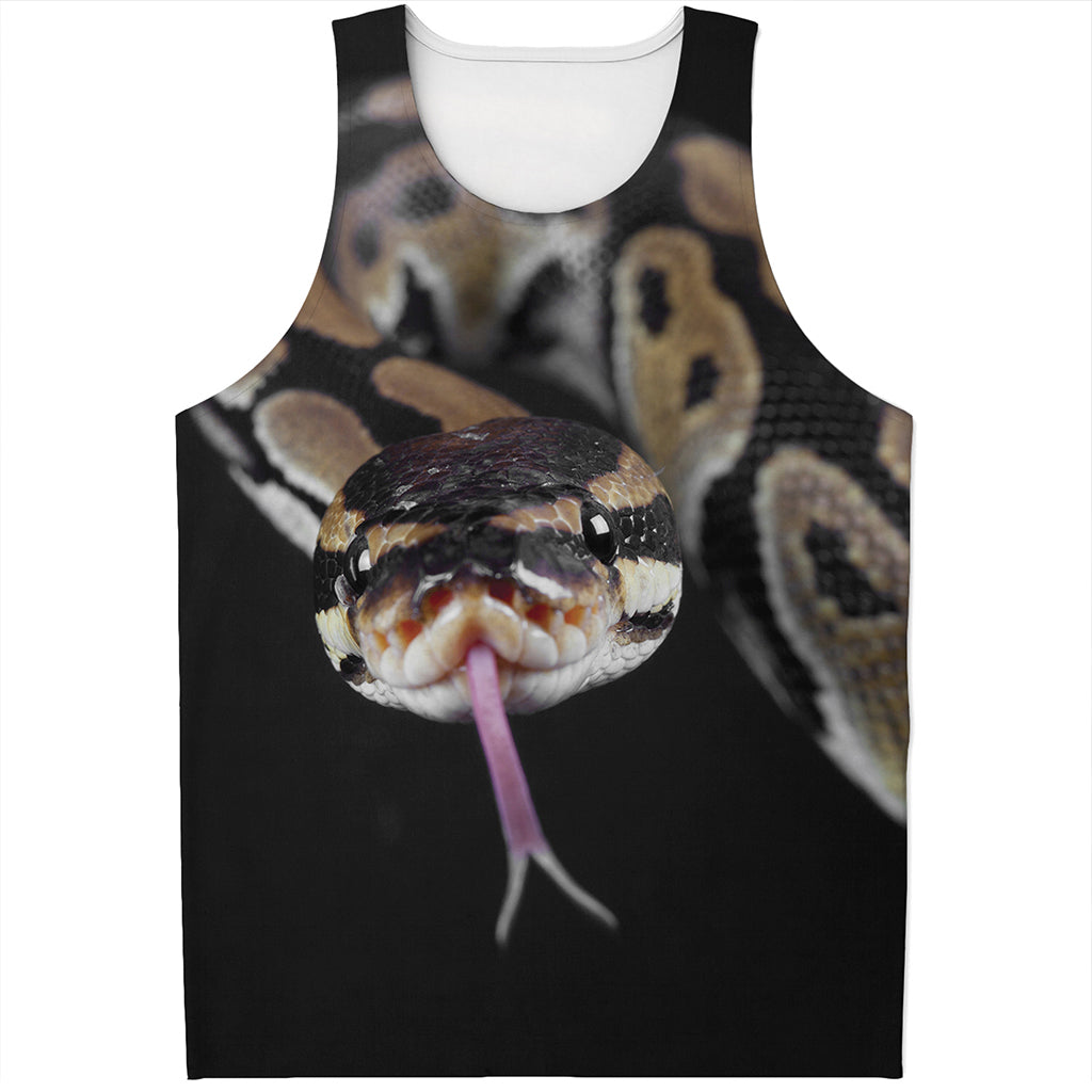 Python Snake Print Men's Tank Top