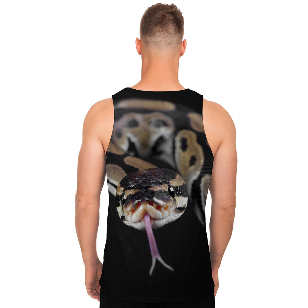 Python Snake Print Men's Tank Top