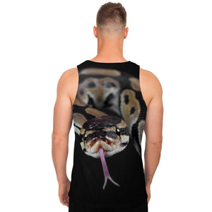 Python Snake Print Men's Tank Top