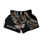 Python Snake Print Muay Thai Boxing Shorts