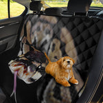 Python Snake Print Pet Car Back Seat Cover