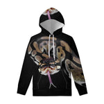 Python Snake Print Pullover Hoodie