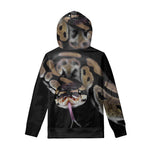 Python Snake Print Pullover Hoodie