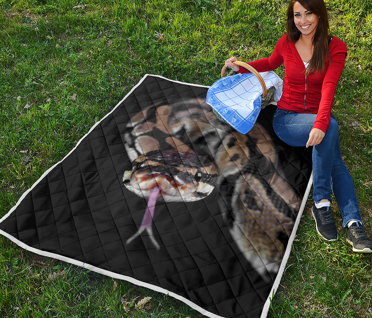 Python Snake Print Quilt
