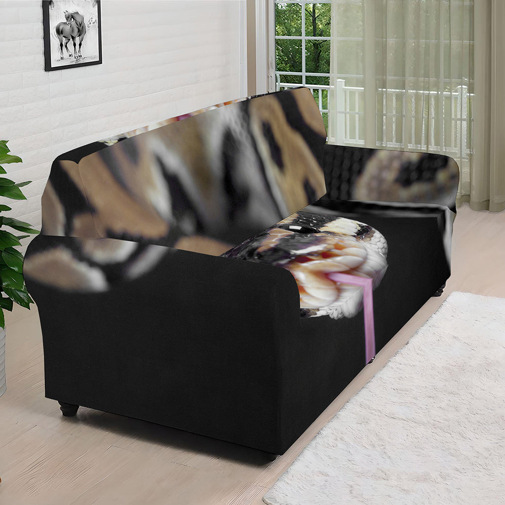 Python Snake Print Sofa Cover