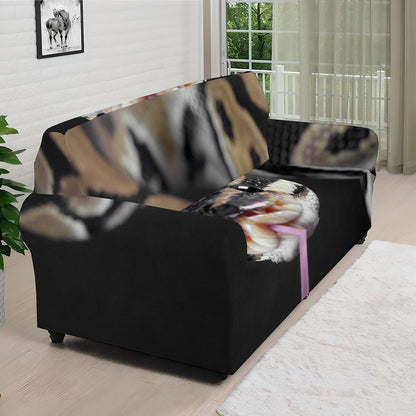 Python Snake Print Sofa Cover