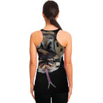 Python Snake Print Women's Racerback Tank Top