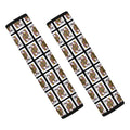 Queen Of Clubs Pattern Print Car Seat Belt Covers