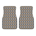 Queen Of Clubs Pattern Print Front Car Floor Mats