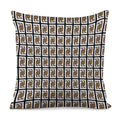 Queen Of Clubs Pattern Print Pillow Cover