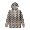 Queen Of Clubs Pattern Print Pullover Hoodie