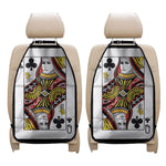 Queen Of Clubs Playing Card Print Car Seat Organizers