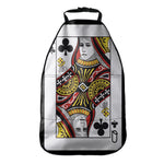 Queen Of Clubs Playing Card Print Car Seat Organizers