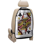 Queen Of Clubs Playing Card Print Car Seat Organizers