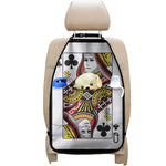 Queen Of Clubs Playing Card Print Car Seat Organizers