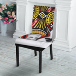 Queen Of Clubs Playing Card Print Dining Chair Slipcover