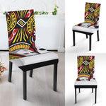Queen Of Clubs Playing Card Print Dining Chair Slipcover