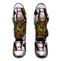 Queen Of Clubs Playing Card Print Muay Thai Shin Guards