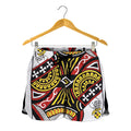 Queen Of Clubs Playing Card Print Women's Shorts