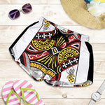 Queen Of Clubs Playing Card Print Women's Shorts